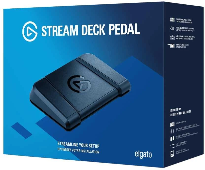 Elgato Stream Deck Pedal, Juoda