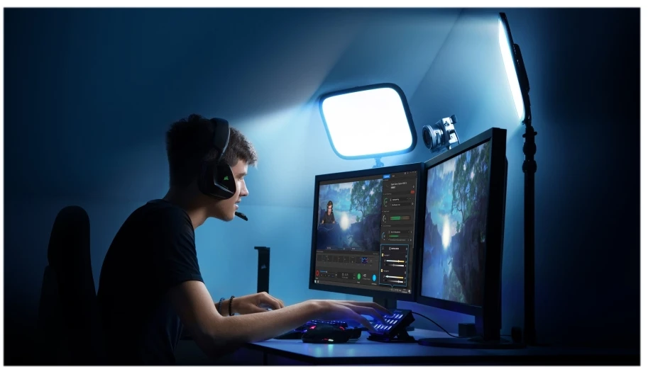 Elgato Key Light 2800 Lumens šviestuvas transliuotojui