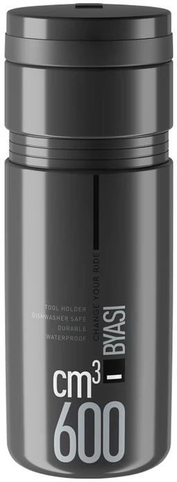 Gertuvė Elite Storage Bottle Byasi Dark Pilkas 600m