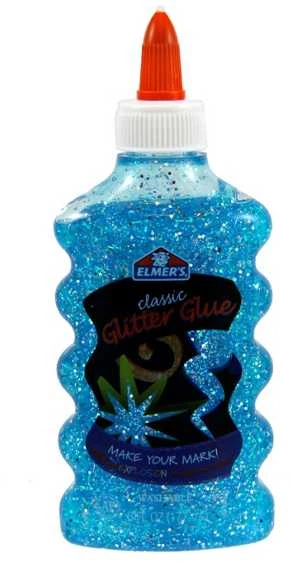 Elmer's blizgūs mėlyni klijai - 2077252