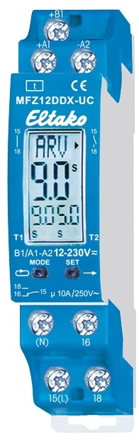 Eltako MFZ12DDX-UC - Mėlyna - -20 - 50 °C - CE - 8 - 230 V - 2000 VA - 10 A