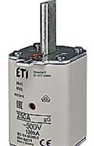 Mto Electric As Eti-Polam saugiklio jungtis NH1 gG 250A/500V 004184219