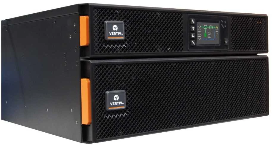 Vertiv UPS gxt5-5000irt5uxln 5000 VA / 5000 W 230 V stovinis / bokštinis su bėgeliais ir ryšio plokšte