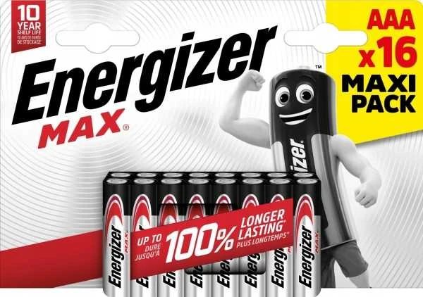 Baterija ALKALICZNA BAT-AAA/E-MAX*P16 1.5 V LR3 (AAA) ENERGIZER
