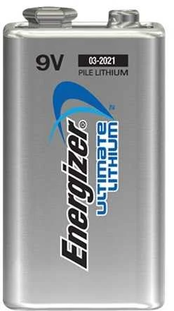 „Energizer Ultimate“ ličio jonų 9 V 800 mAh baterija, 1 vnt.