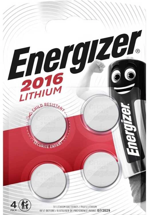 Energizer CR2016 ličio baterijų pakuotė