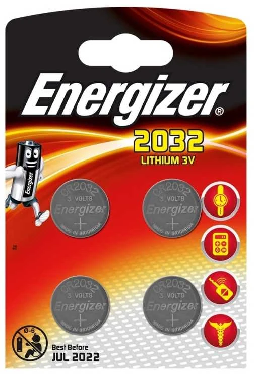 Baterija - Energizer CR2032 Ličio 3V 4-vnt.
