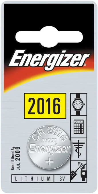 Elementas ENERGIZER CR2016, 3V