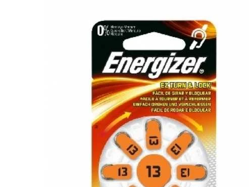 Energizer 13 Zinc Air baterijos su pasukama pakuote