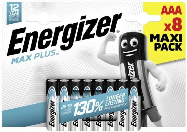 Baterija ALKALICZNA BAT-AAA-MAXPLUS*P8 1.5 V LR03 ENERGIZER
