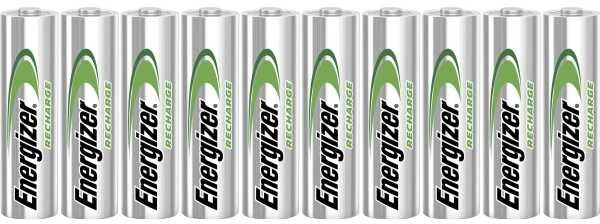 Energizer AA akumuliatorių komplektas - 10 vienetų