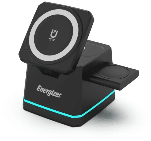 Energizer WCP307, vidaus, USB, belaidis įkrovimas, juodas