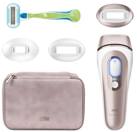Fotoepiliatorius Braun Silk-Expert Pro IPL PL7253,  Intensyvaus pulso šviesa (IPL) „Rose Gold“, Balta