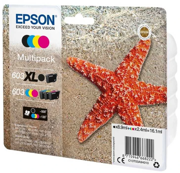 Originali rašalo kasetė Epson C13T03A94020 Juoda Spalvotas