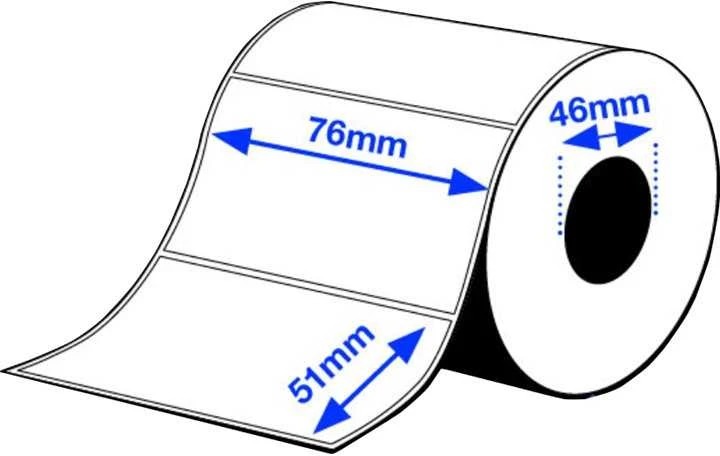 Epson PP MATTE ETIKETĖS PREM DIE-CUT/ROLL 76X51MM 535 ETIKETĖS