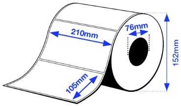 Epson PP MATTE ETIKETĖS PREM DIE-CUT/ROLL 105X210MM 259 ETIKETĖS