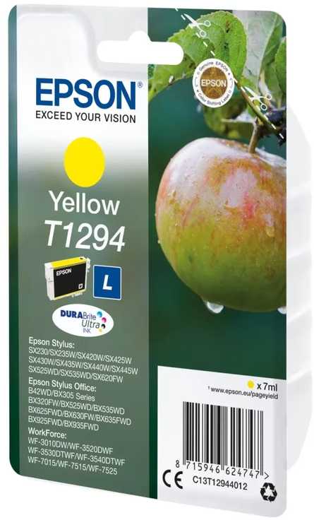 EPSON T1294 geltonos spalvos rašalinė