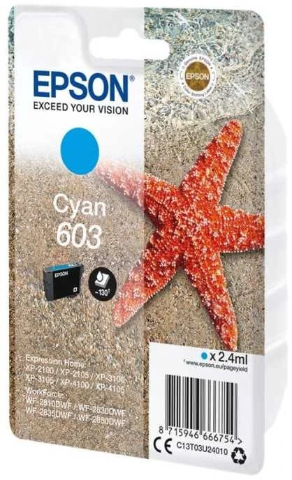 Epson C13T03U24020 rašalo kasetė Originalus Žydras 1 vnt
