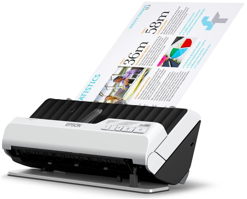 Skeneris Epson | Aukščiausios kokybės kompaktiškas skaitytuvas | DS-C490 | Lakštinis | Laidinis