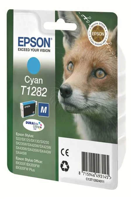 Epson T1282 rašalo kasetė, žalsvai mėlyna