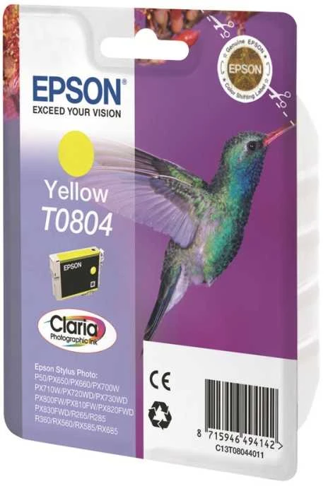 Epson T0804 (C13T08044011), geltona kasetė