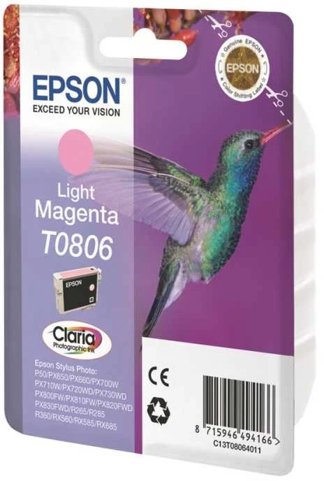 Epson (C13T08064011), šviesiai purpurinė kasetė