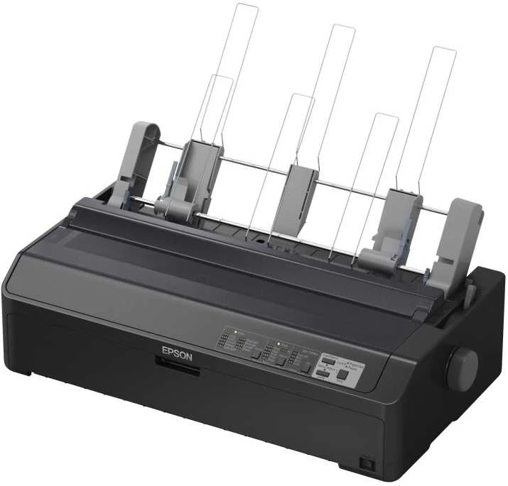 Spausdintuvas Epson LQ-2090IIN, 550 cps, 10 cpi, 6 kopijos, kodas 128 (A/B/C), kodas 39, EAN13, EAN8, interleaved 2/5, POSTNET, UPC-A, UPC-E, vokai, 0,12 - 0,46 mm
