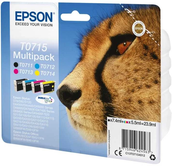 Originalios lizdinės plokštelės Epson CMYK (C13T07154022)