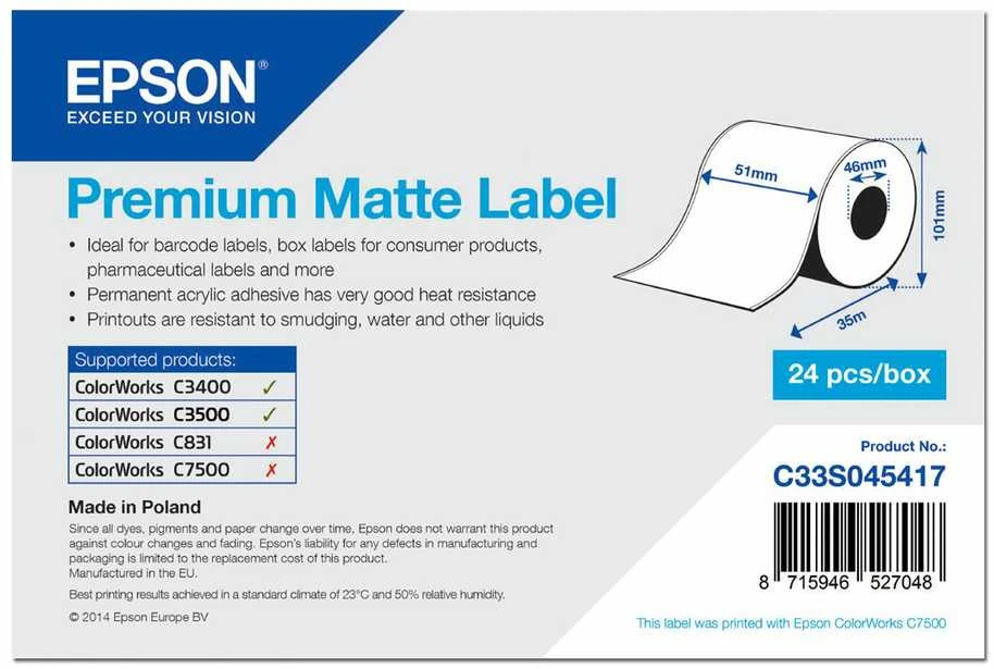 Epson Honeywell BATTERY, Li-Ion, CK65 One (1) pailgintas įkraunamas 7000 mAh išmanusis akumuliatorius. Pakeisti 318-034-033/318-034-034