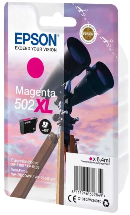 Epson 502XL Originalus Rausvai raudona 1 vnt