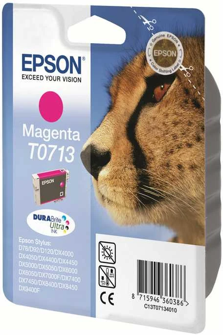 Rašalo kasetė Epson T0713, purpurinė
