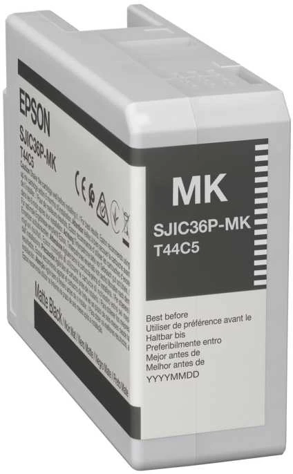 Epson SJIC36P(MK) (C13T44C540) Rašalinė kasetė, Matinė juoda