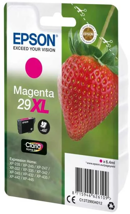 Originali rašalo kasetė Epson C13T29934022 Rožinė