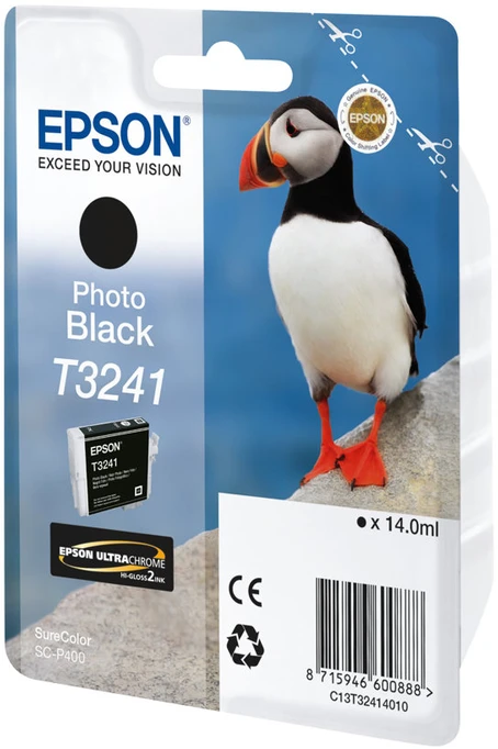 Epson T3241 | Ink Cartridge | Photo Juodas