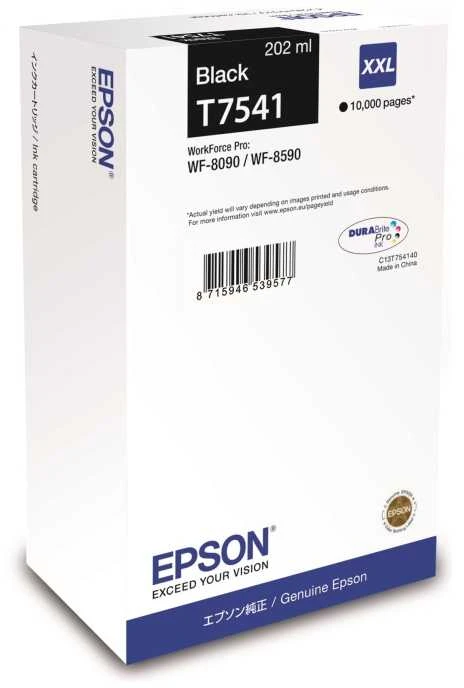 Epson T7541 XXL (C13T75414N) Rašalinė kasetė, Juoda