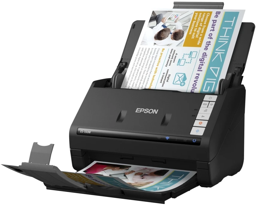 Skeneris „Epson“ dokumentų skaitytuvas | „WorkForce ES-550W“ | Spalvotas