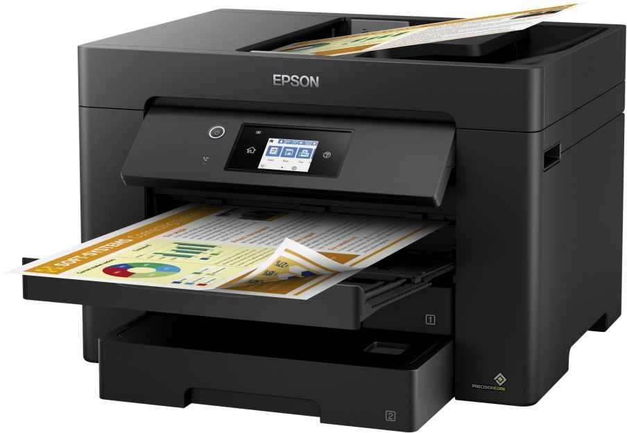 „Epson WorkForce WF-7830DTWF“ rašalinis spausdintuvas, A3, 4800 x 2400 DPI, „Wi-Fi“