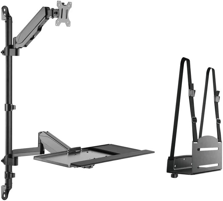Equip Laikiklis ścienny na monitorius 17'' - 32'' Workstation (650170)