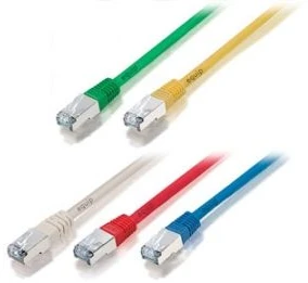 Equip Patchcord, F/UTP, Cat5e, 0.5m, mėlyna (225437)