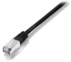 Equip Įrengti Patchcord Cat6, S / FTP, 15m, juoda (605598)