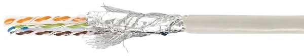 Equip Cat.6 SF/UTP montavimo kabelis, LSZH, vientisas varis, 100m, 100 m, Cat6, SF/UTP (S-FTP), Balta