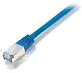 Equip Patchkabel Cat6A Plat.S/FTP 2xRJ45 10.00m blau LSZH Polybeutel