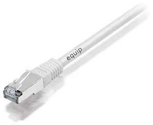 Equip Patchcord, S/FTP, Cat6A, PIMF, 1m, balta (605610)