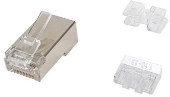 Equip Equip 121147 RJ-45 kištukas Satininis plienas, skaidrus