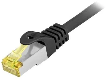 Equip Kabelis połączeniowy Cat6A Outdoor S/FTP 2xRJ45 0.25m sw LSZH Polybeutel Equip Jungiamasis kabelis Cat6A Outdoor S/FTP 2xRJ45 0,25 m juodas LSZH polietileninis maišelis