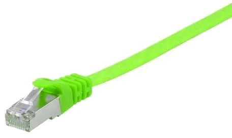 Equip Equip Patchkabel Cat6A U/FTP 2xRJ45 5.00m grün Flach LSZH