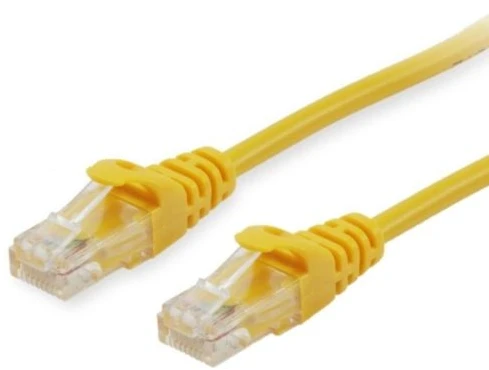 Equip Įrengti Įrengti Patchkabel Cat6A U/UTP 2xRJ45 15,00 m gelb LSZH