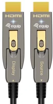 Equip 119472 kabelis HDMI 15 m HDMI Type-A/HDMI Type-D Juodas