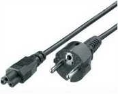 Equip Netzanschlusskabel Schukon. -> IEC C5 St/Bu 1,80 Polybeutel