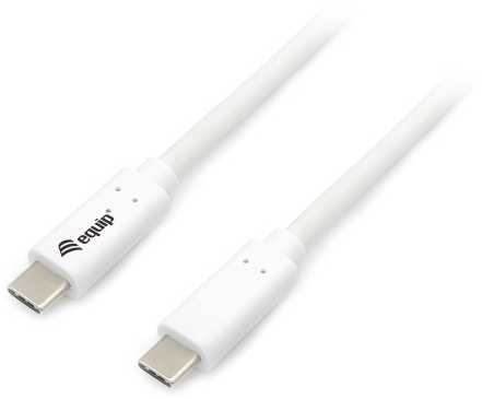 Equip 128365 kabelis USB USB 3.2 Gen 1 (3.1 Gen 1) 0,5 m USB C Baltas
